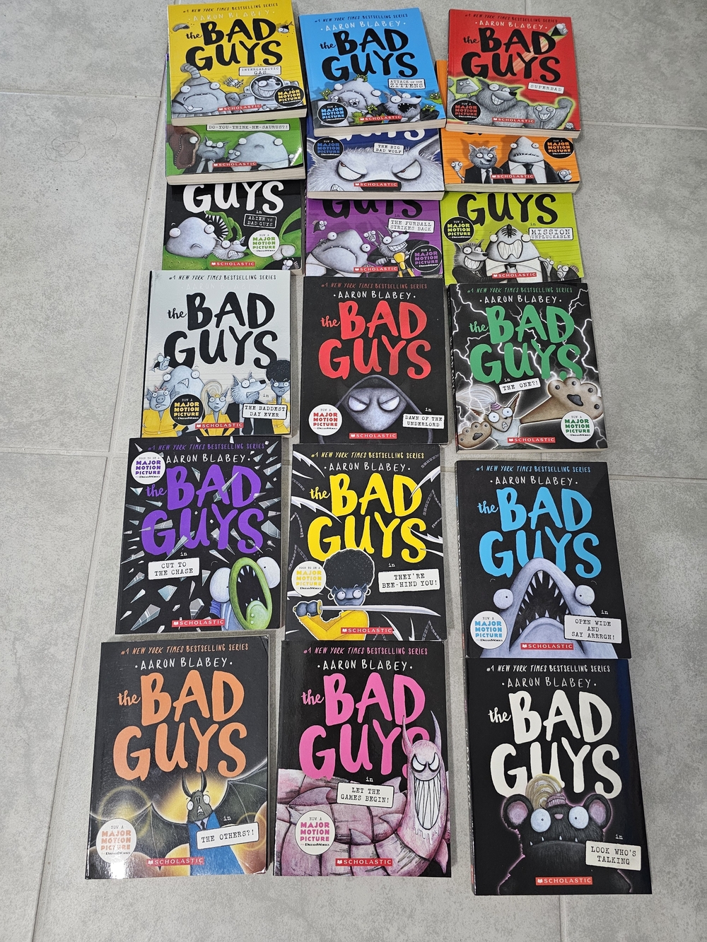 The Bad Guys Book Set - Colorful Paperback Collection 1-18